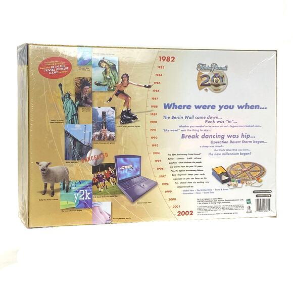 Trivial Pursuit 20th Anniversary Sealed Game Vintage 2002 - Picture 2 of 2